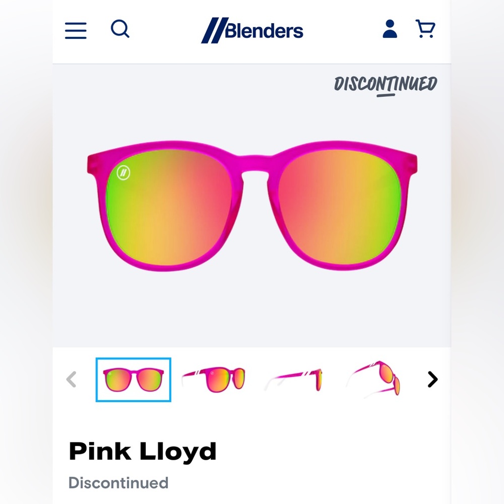 *DISCONTINUED* Blenders pink Lloyd sunglasses